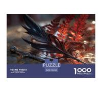 Armes et Roses Puzzle De 1000 Pièces Jeu Cadeau Unique Cadeaux pour Femmes, Cadeaux pour Hommes pour Adultes Et Enfants70x50cm/1000pcs