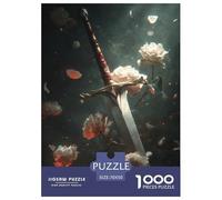 Armes et Roses Puzzle De 1000 Pièces Jeu Cadeau Unique Jeu De Puzzle pour Toute La Famille Adultes Et Enfants70x50cm/1000pcs