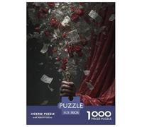 Armes et Roses Puzzle De 1000 Pièces Jeu Cadeau Unique Jeu De Puzzle pour Toute La Famille pour Adultes Et Enfants38x26cm/1000pcs