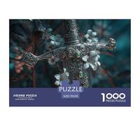 Armes et Roses Puzzle De 1000 Pièces Jeu Cadeau Unique Puzzles pour Adultes Jeu Éducatif Jouets Défi pour Adultes Et Enfants70x50cm/1000pcs