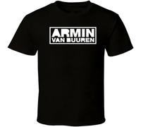 Armin Van Buuren AVB National Trance Logo 411 T-Shirt Men Black L