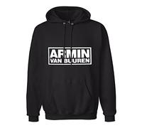 Armin Van Buuren Hoody Unisex Ptinted Hoodies Long Sleeve Men's Hooded with Pocket Black XL