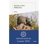 Armistice - Nicolas Le Nen - Rocher Eds Du - broché - Roman