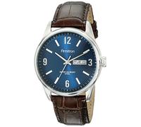 Armitron Men's Day/Date Function Croco-Grain Leather Strap Watch, 20/5048