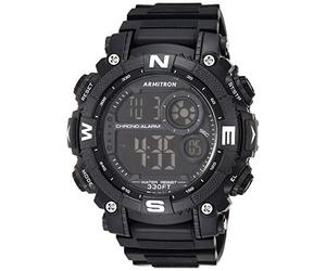 Armitron Sport Men's Digital Chronograph Resin Strap Watch, 40/8284