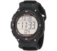 Armitron Sport Montre chronographe numérique pour Homme avec Bracelet Noir, 40/8159BLK