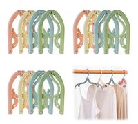 Armo Lot de 12 cintres de Voyage Pliables pour vêtements, Chemises, Robes, Manteaux