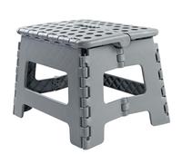 Armo® Tabouret Pliable avec poignée de Transport - Repose-Pieds Compact Pliable - Poids Maximal : 150 kg - Gris