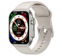 ARMODD Squarz 12 Ultimate smartwatch en titane avec bracelet crème