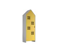 Armoire 1 porte Casami Bruges More Jaune Blanc G
