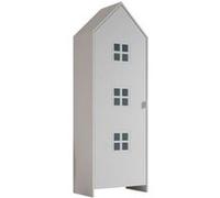 Armoire 1 porte Casami Bruges Satin Blanc Blanc G
