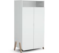 Armoire PIRATE Blanc et Hêtre