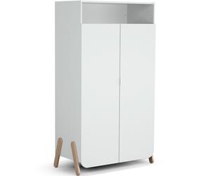 Armoire 2 portes + 1 niche en bois de hêtre Pirate blanc