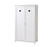 Vipack Armoire Amori – 2 étagères, 1 tringle – Blanc