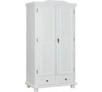 Inter Link Armoire Cama 2 portes et 2 tiroirs 198 cm Blanc