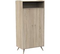 Armoire 2 Portes Et 1 Niche Access Bois - Sauthon Meubles