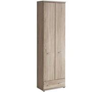 Armoire-penderie - ARMARIO - 60 cm x 203 cm x 32 cm - Chêne