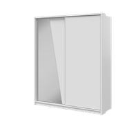 Armoire 2 portes avec étagères - MALIA