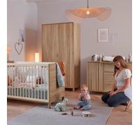 Galipette Armoire Calypso 2 portes en bois marron