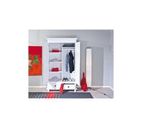 Inter Link Armoire 2 portes Coraze en bois 199 cm Blanc G