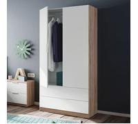 Armoire 2 portes et 2 tiroirs nordik 52 cm Multicolor