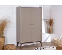 Armoire 2 Portes Gaïa Argile & Noyer TU