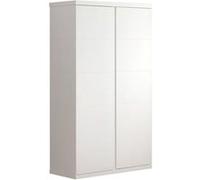 Armoire 2 Portes Laquée Blanche - DEBBIE - ALTOBUY Blanc G