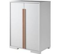 Armoire 2 portes pour lit Blanc Blanc G