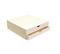 Artemio Rangement à décorer en Bois, 34, 5 x 34 x 10 cm, Bois, Beige, 34, 5 x 34 x 10 cm