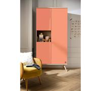 Armoire 3 portes 1 niche - boreale orange TU