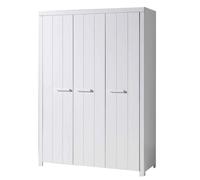 Armoire 3 Portes "Erik" 205cm Blanc