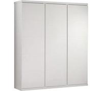 DEBBIE - Armoire 3 Portes Laquée Blanche