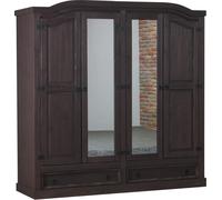 armoire 4 portes en pin New Mexico colonial
