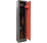 Armoire à 5 Fusils en Acier avec Coffre Intérieur ARREGUI Braco ARM050 | Coffre-fort pour Armes à Feu