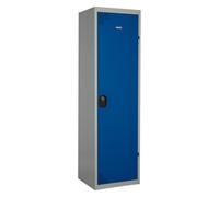 Armoire à balai 1 colonne - bleu