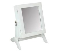 Armoire à bijoux avec miroir inclinable - Rangement 54 bijoux - Couleur aléatoire