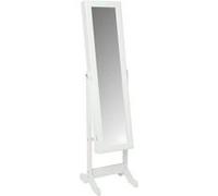 Atmosphera Armoire à bijoux miroir Rangement 3-en-1 Blanc 145 cm