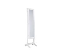 Armoire à Bijoux sur Pieds Avec Miroir - ELYANE - ALTOBUY Blanc G