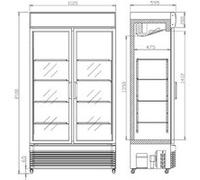 Armoire à Boisson Réfrigérée 780 L Combisteel NC G