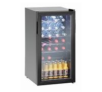 Armoire à Boissons Noire 88 L 28 Bouteilles