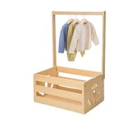 Armoire à cage pour bébé en bois - Panier de placard de baby shower | Fournitures d'organisateur de salle de bain à installation facile pour l'appartement de la pépinière de la chambre à coucher pour