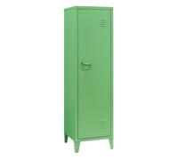Armoire à casier Kurikka métallique vérouillable 137 x 38 x 38 cm vert pomme