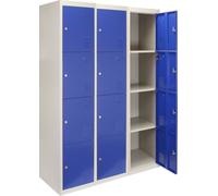 armoire à casiers 3 x 4 portes Armoire vestiaire Vestiaire acier