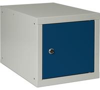 Armoire à casiers ( 9000453671 ) gris clair/bleu gentiane 1 compartiment