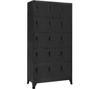 Armoire à casiers Anthracite 90x40x180 cm Acier Anthracite G