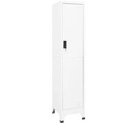 vidaXL Armoire à casiers Blanc 38x45x180 cm Acier 339772