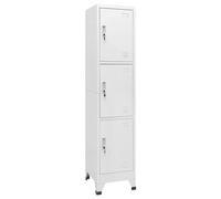 Armoire à Casiers Blanc 38x45x180 cm Acier Classeur Meuble de Rangement vidaXL