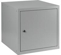 Armoire à casiers gris clair/gris clair H450xL450xP450mm 1 compartiment