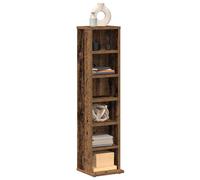 Armoire à CD Gris Béton Bois d'Ingénierie Etagère de Rangement Bureau vidaXL