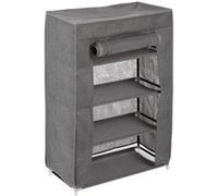 Armoire à chaussure en tissu gris foncé Gris foncé G